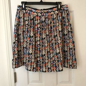 Bright floral skirt